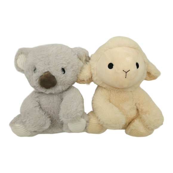 Spark Create Imagine Koala Lamb Rattle Crinkle Ear Plush Stuffed Animal Toy Lot - Picture 13 of 14